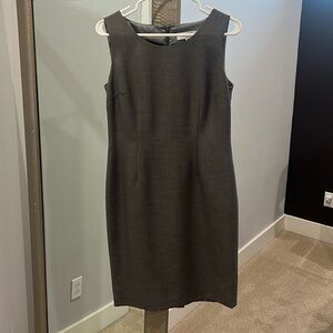 Kasper, light gray, size 6 fitted dress.  Worn once.
